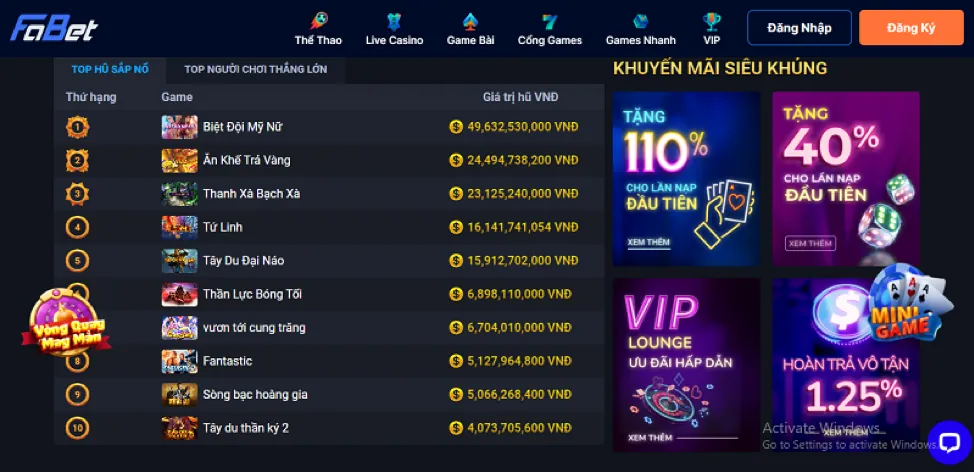 Giao diện game bắn cá OKKING2